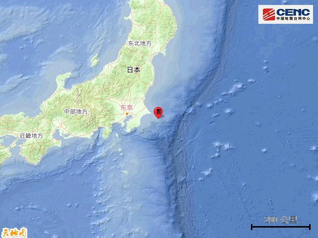 日本鹿儿岛县近海发生4.8级地震